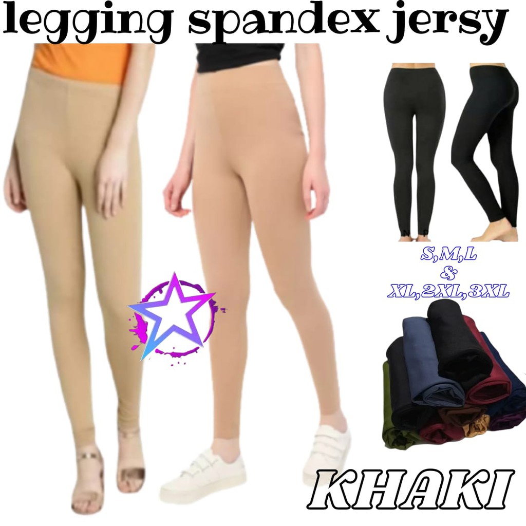 Jual Celana Legging Panjang Wanita Legging Panjang Spandex Premium Std