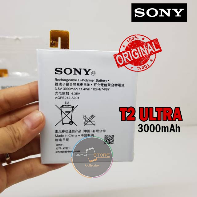 Jual Baterai Sony Experia T2 Ultra Original Batre Battery Ori