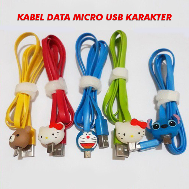 Jual Kabel Data Karakter Meter Kabel Data Micro Usb Karakter Panjang