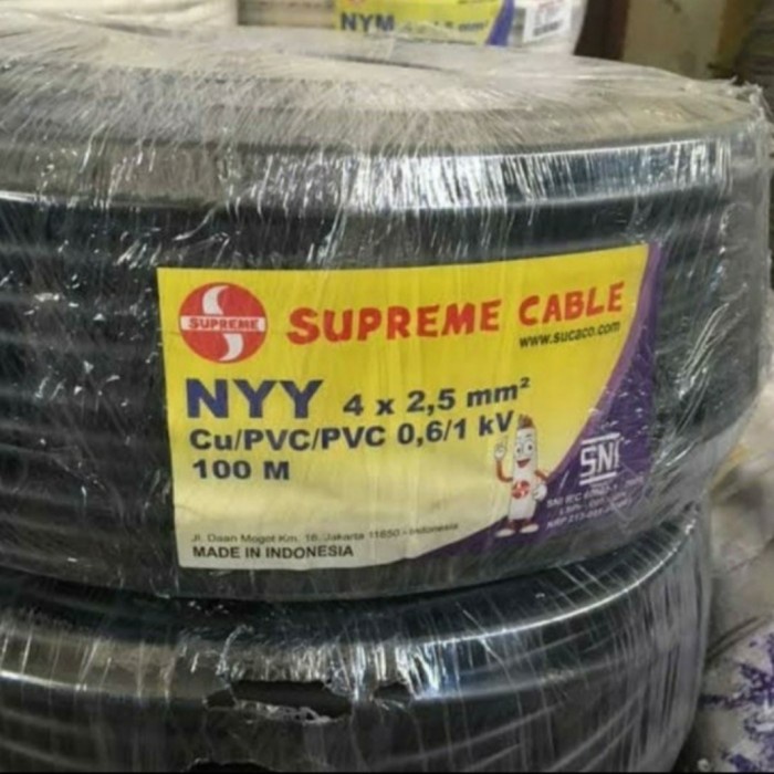 Jual Kabel Listrik NYY 4x2 5mm Supreme 100 Meter Shopee Indonesia