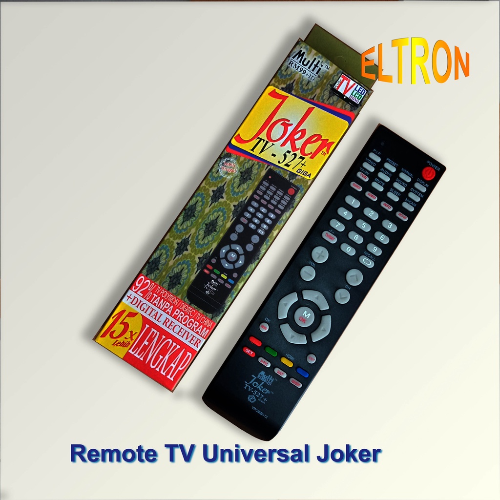 Jual Remote Tv Tabung Lcd Led Multi Universal Multi Joker