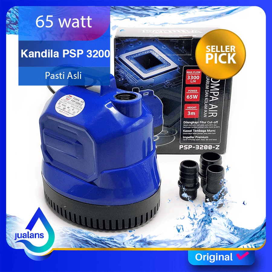 Jual KANDILA PSP 3200 Z Pompa Air Celup Aquarium Kolam 65 Watt Shopee