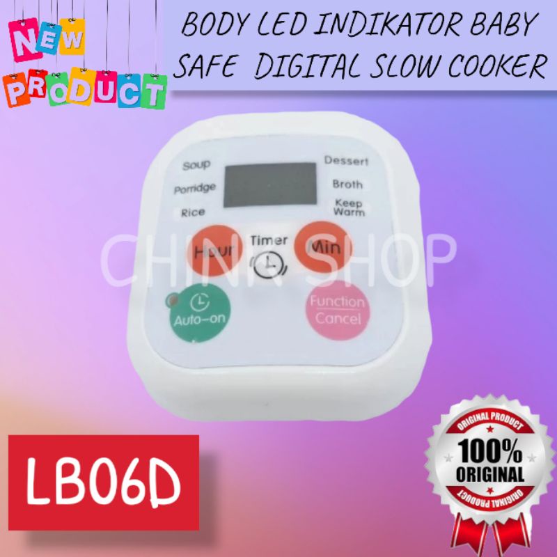 Jual PANEL TOMBOL LCD Baby Safe Digital Slow Cooker LB06D LB 06D 1 5L