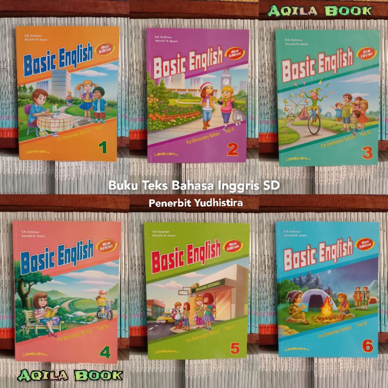 Jual Basic English SD MI Kelas 1 2 3 4 5 6 Teks Book New Edition