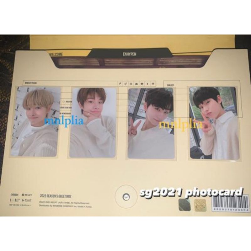 Jual Ready Stock Official Enhypen Pc Sg Enhypen Season Greetings