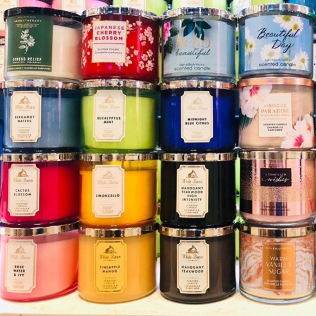 Jual Candle Bbw Wick Sumbu Mahogany Teakwood A Thousand Wishes