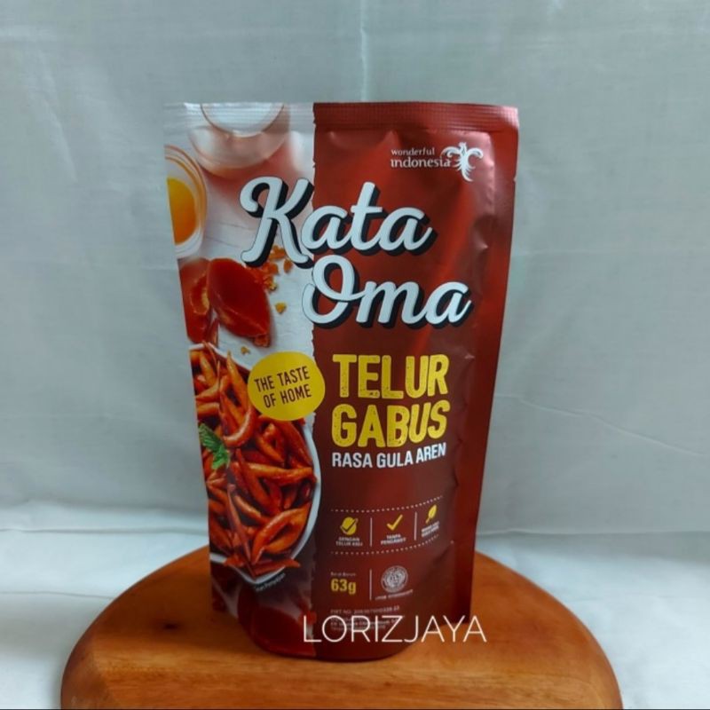 Jual Kata Oma Telur Gabus Gula Aren Gr Shopee Indonesia