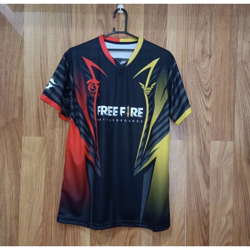 Jual JERSEY GAMING ESPORT CUSTOM FULL PRINTING Kaos Freefire Kaos