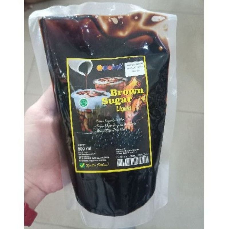 Jual POINT Brown Sugar Liquid 500 Ml Gula Merah Cair Brown Sugar