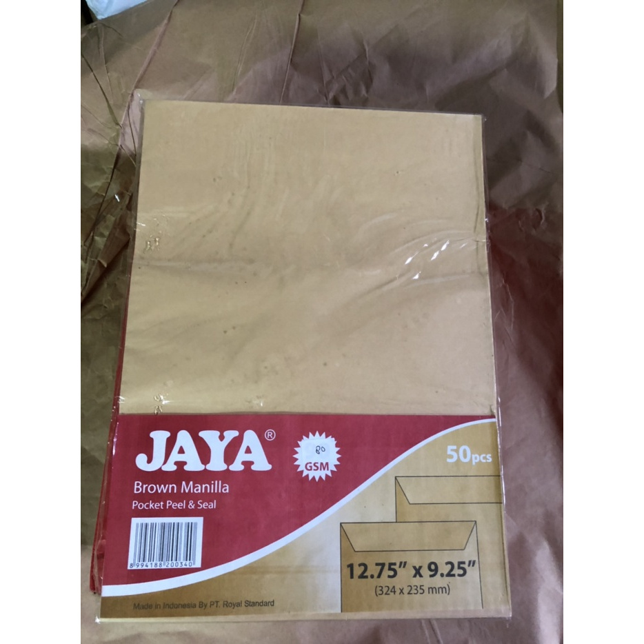 Jual Amplop Coklat A Dengan Perekat Shopee Indonesia