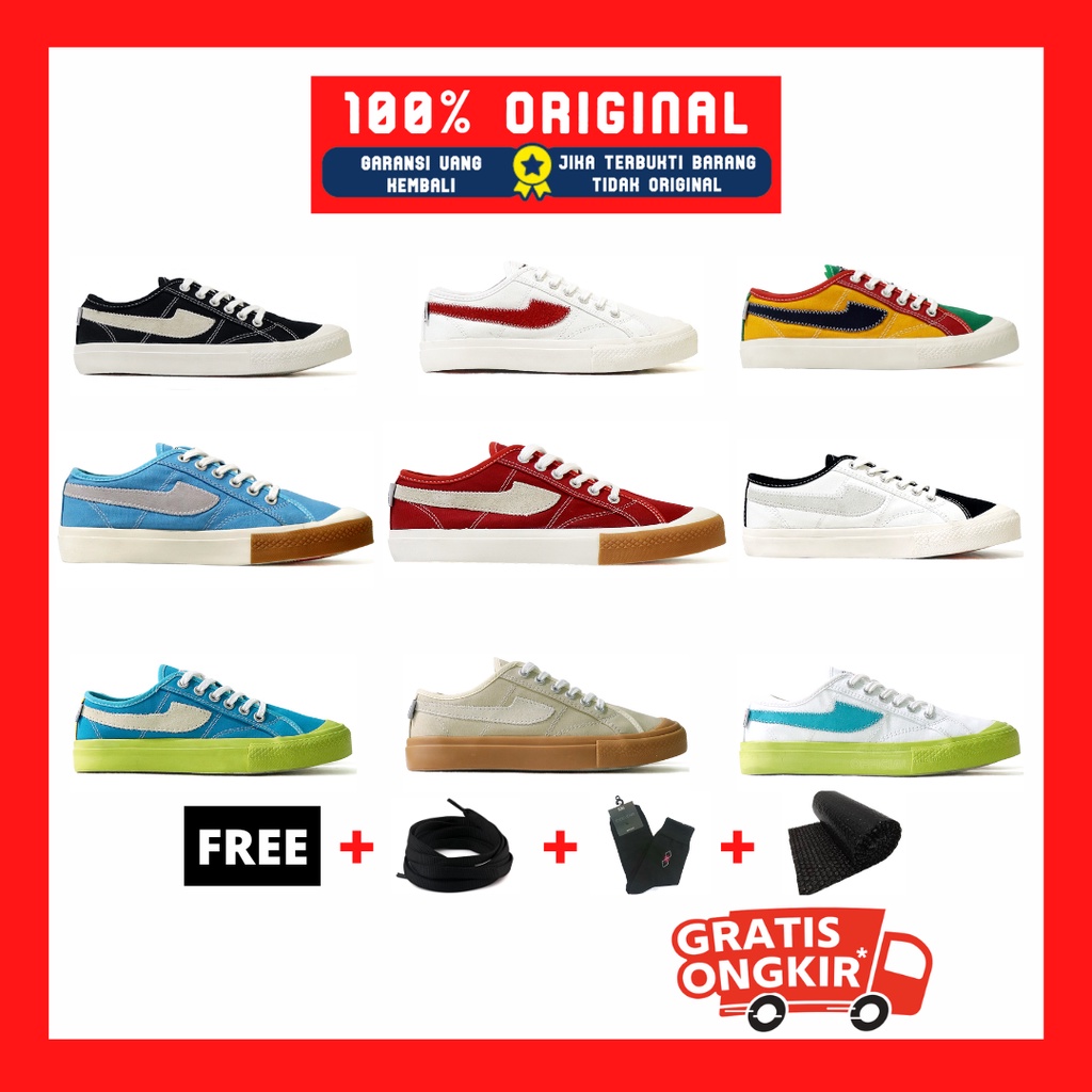 Jual Original Not Sepatu Compass Gazelle Low Sneakers Lokal Casual Pria