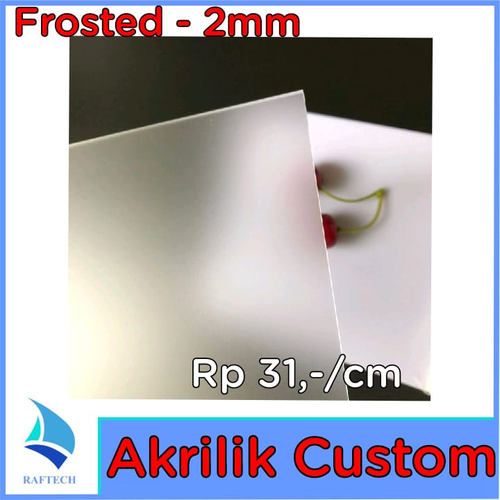 Jual Akrilik Custom 2mm Satin Frosted Acrylic Laser Cutting Marga Cipta