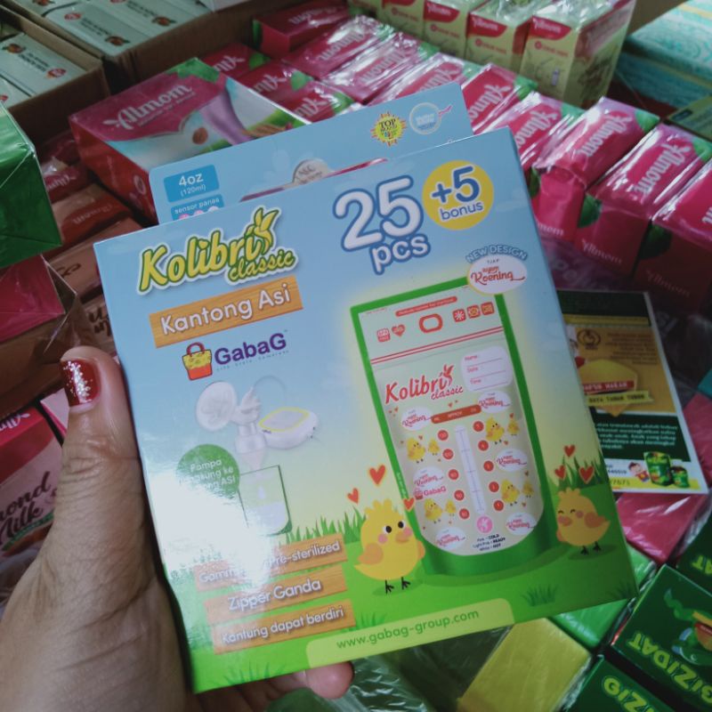 Jual KANTONG ASI GABAG KOLIBRI 120 ML Shopee Indonesia