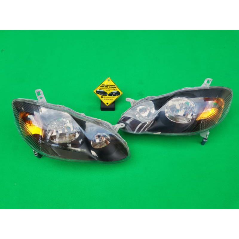 Jual Headlamp Lampu Depan Blackhousing Toyota Corolla Altis Sd