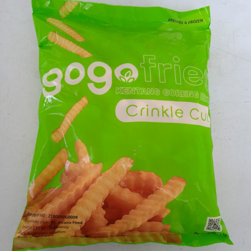 Jual Gogo Fries Crinkle Cut 1 Kg Shopee Indonesia