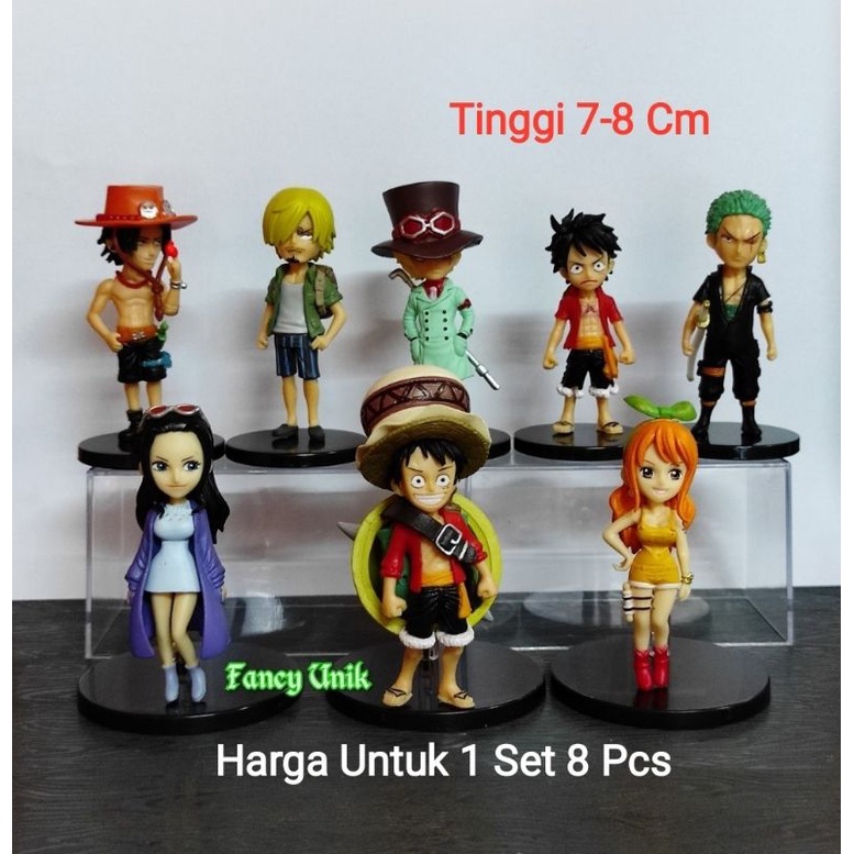 Jual Action Figure Anime One Piece Luffy Sabo Nami Zoro Stampede Set