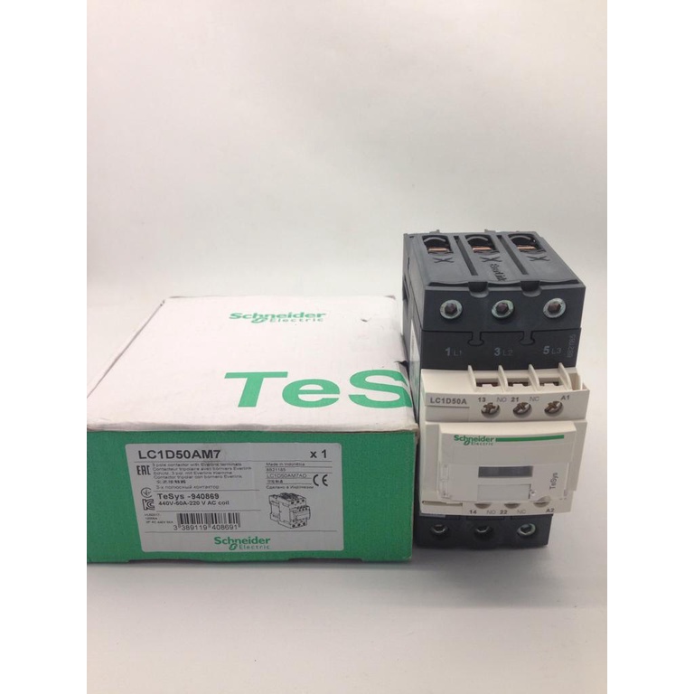 Jual Magnetic Contactor LC1D50AM7 220V Merk Schneider Shopee Indonesia