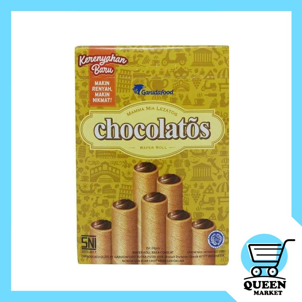 Jual Chocolatos Wafer Roll Kemasan Box Isi Shopee Indonesia