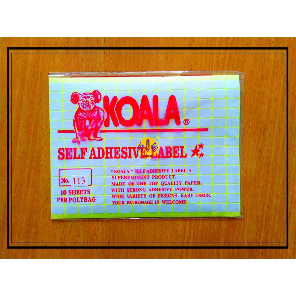 Jual Label Harga Perekat Koala No Self Adhesive Label Shopee