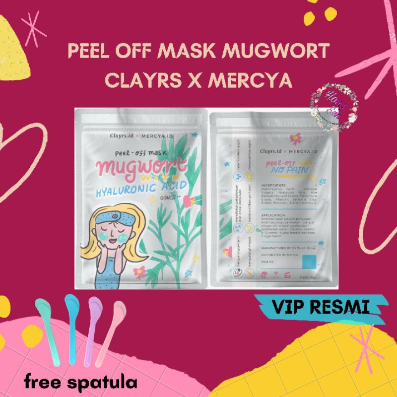 Jual Buy Get Free Vip Resmi Peel Off Mask Mugwort With