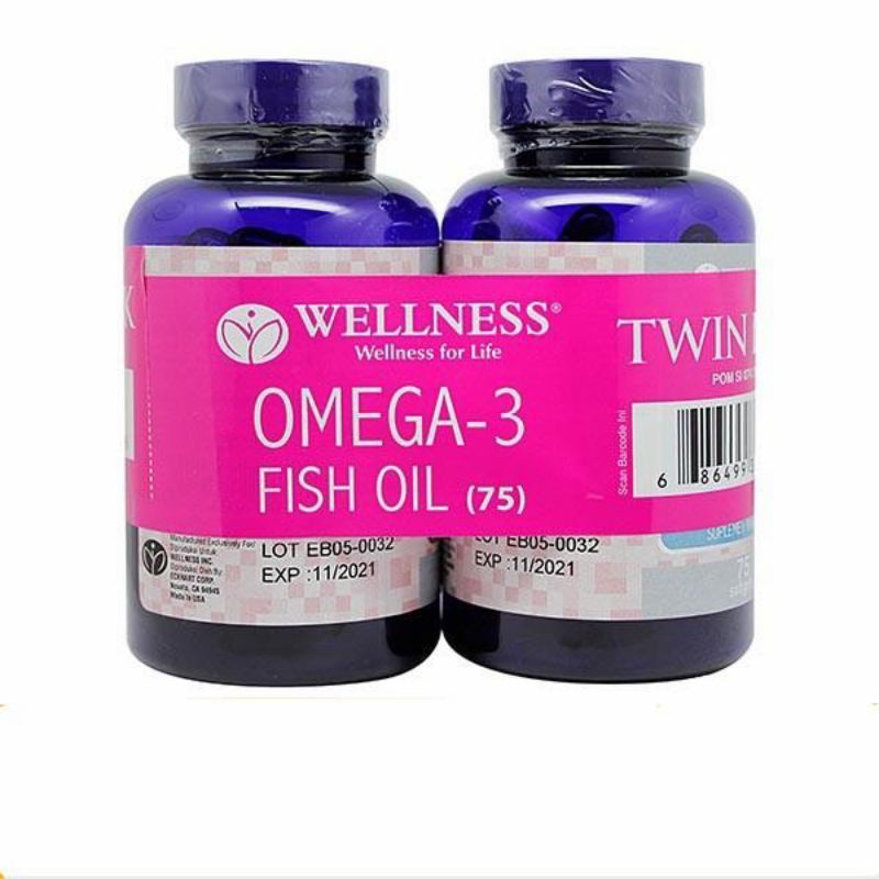 Jual Wellness Omega 3 Isi 75 Tablet BUY 1 GET 1 FREE Shopee Indonesia