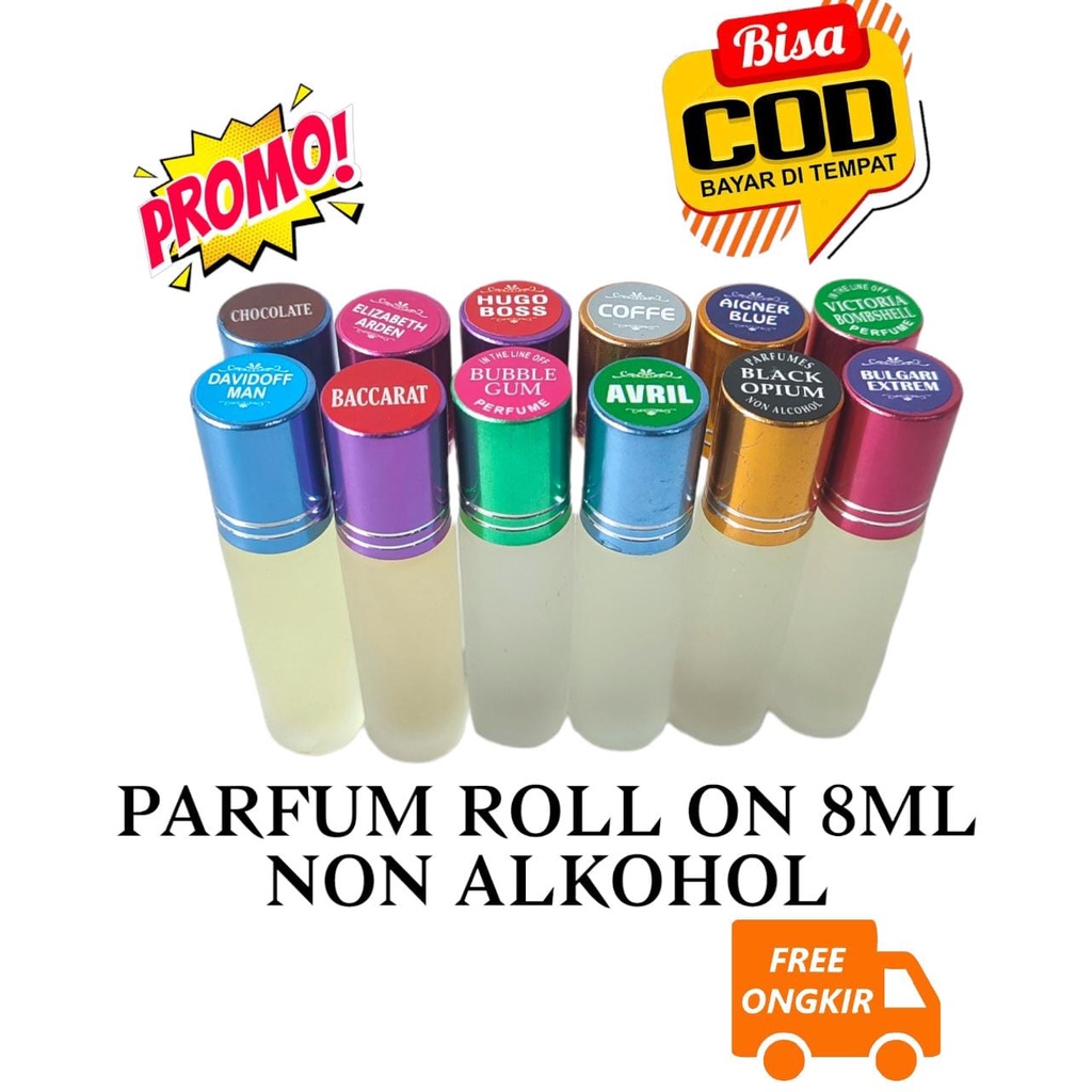 Jual 8 ML DOFF PARFUM ROLL ON BIBIT NON ALKOHOL 8 ML TERMURAH