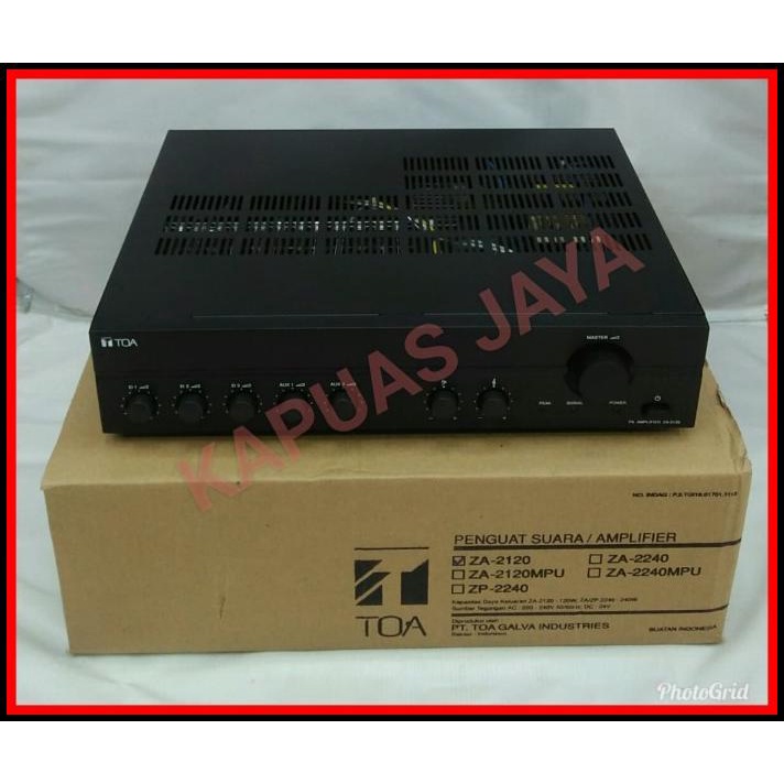 Jual Power Amplifier Toa Za Original Toa Shopee Indonesia