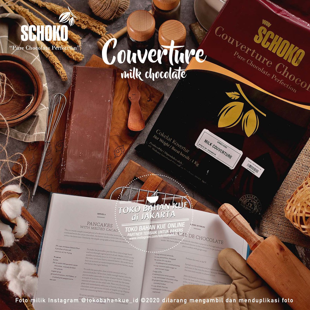 Jual Schoko Milk Couverture Chocolate Kg Cokelat Baking Coklat Susu