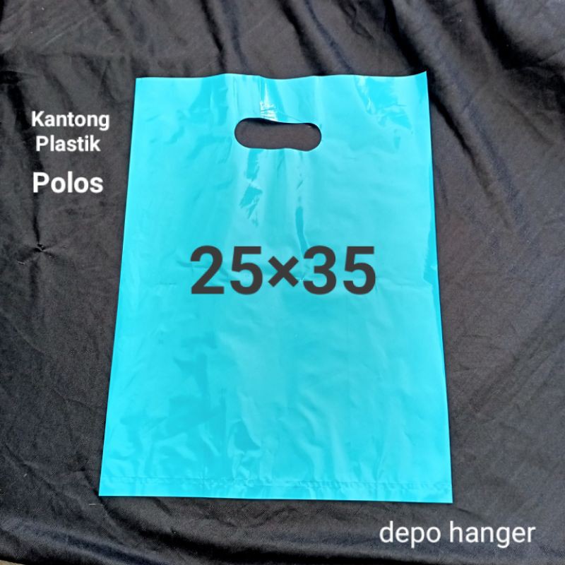 Jual PER KG KANTONG PLASTIK 25 X 35 BAHAN HD OVAL SHOPPING BAG