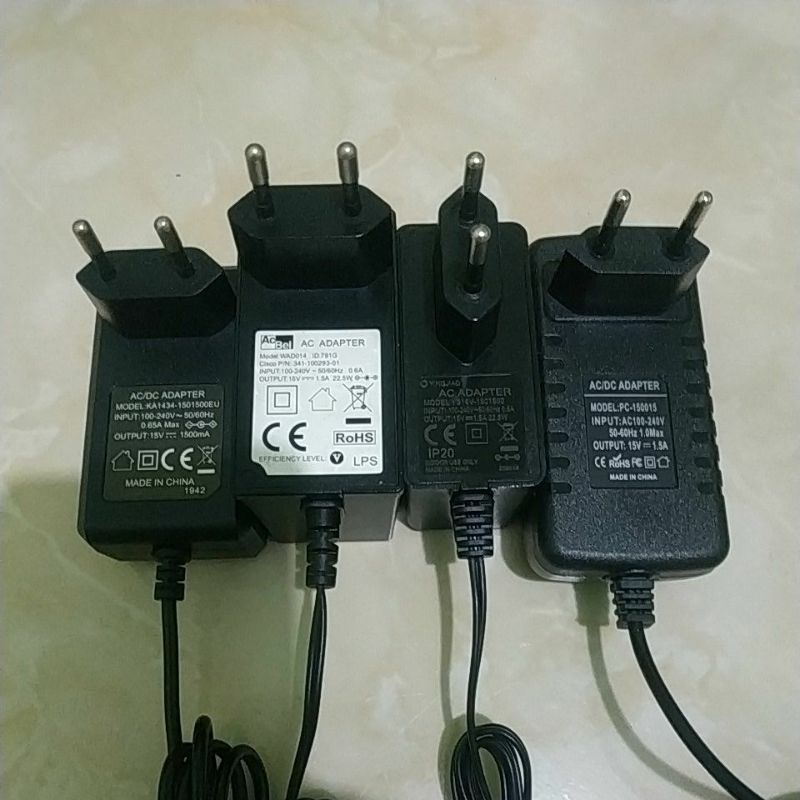 Jual ADAPTOR ORIGINAL 15V 1 5A Shopee Indonesia