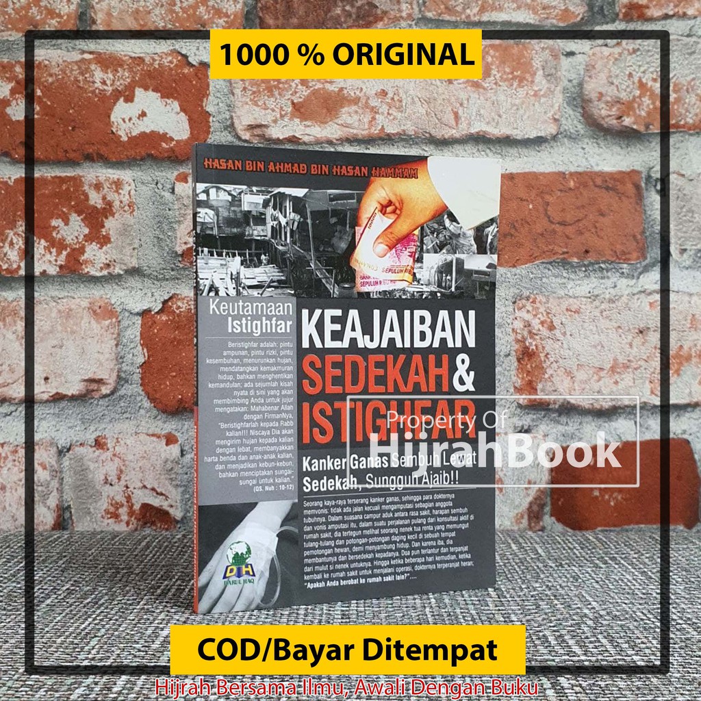 Jual Buku Islam Keajaiban Sedekah Istighfar Hasan Bin Ahmad Bin