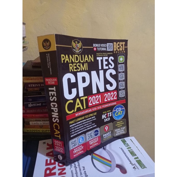 Jual Buku Panduan Resmi Tes Cpns Cat New Original Shopee