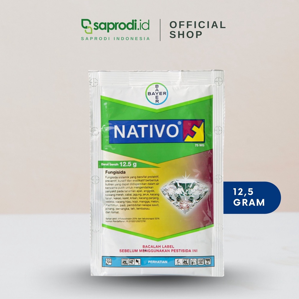 Jual NATIVO 75 WG Fungisida Sistemik Dan Kontak 12 5 Gram Shopee