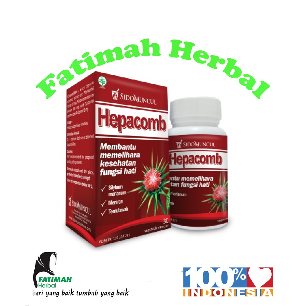 Jual Hepacomb Sidomuncul Sido Muncul Obat Hati Kapsul Shopee