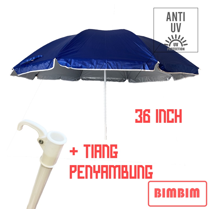 Jual Payung Pantai 36 Inch Payung Tenda Jualan Cafe Bazaar 180 Cm Anti