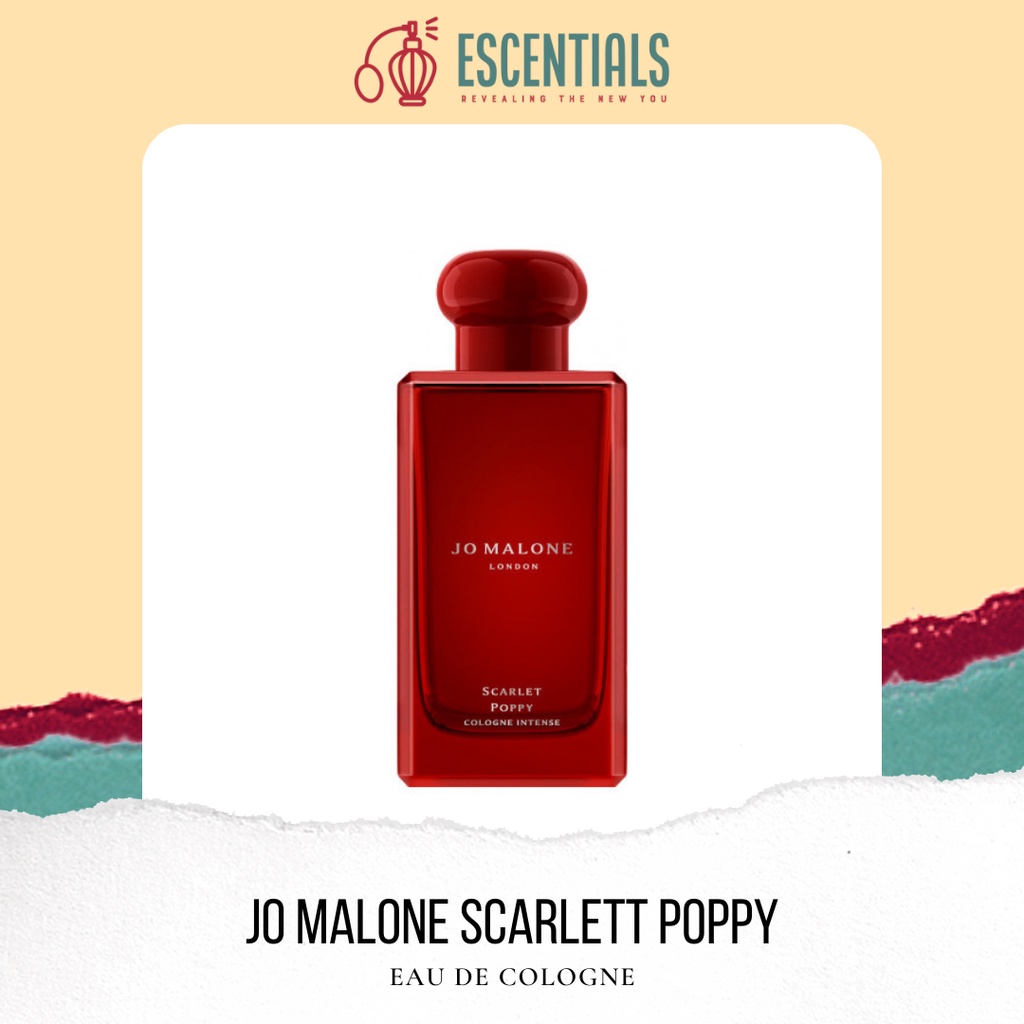 Jual 100 Original Jo Malone Scarlett Poppy 100ml Eau De Cologne EDC