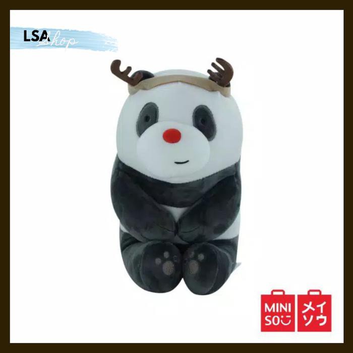 Jual Promo Miniso Boneka Edisi Khusus Natal We Bare Bear Christmas