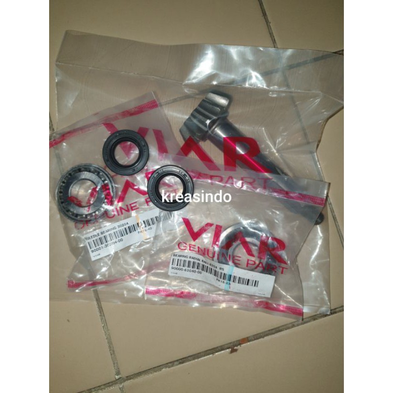 Jual Gear Reduksi Gigi Nanas Bearing Dan Seal Gardan Belakang Viar