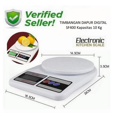 Jual Timbangan Digital Elektrik Scale Dapur Sf Pengukur Berat