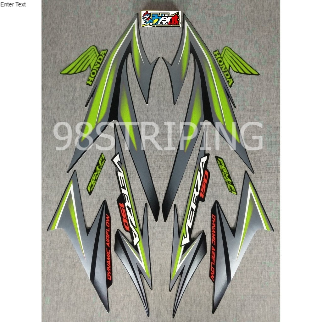 Jual Stiker Striping Lis Standar Ori Honda Verza Hijau Tahun