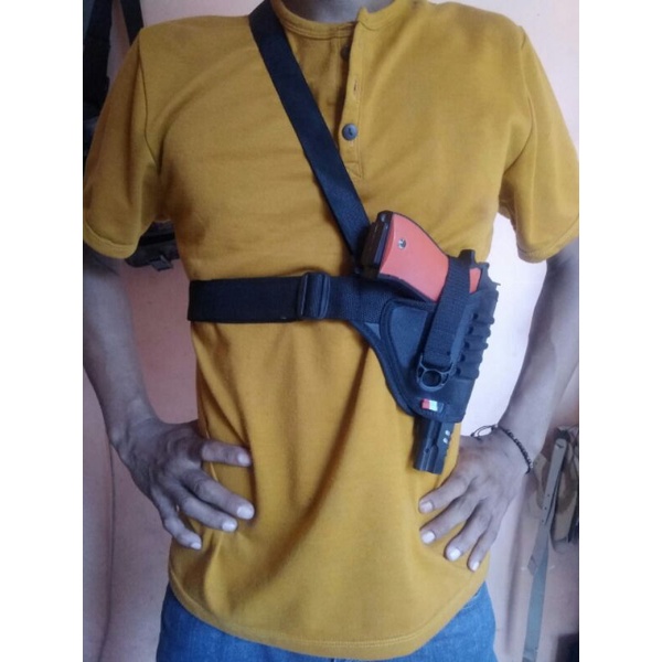 Jual Holster Kanvas Sarung Pistol Glock Bareta Revlver Makarov