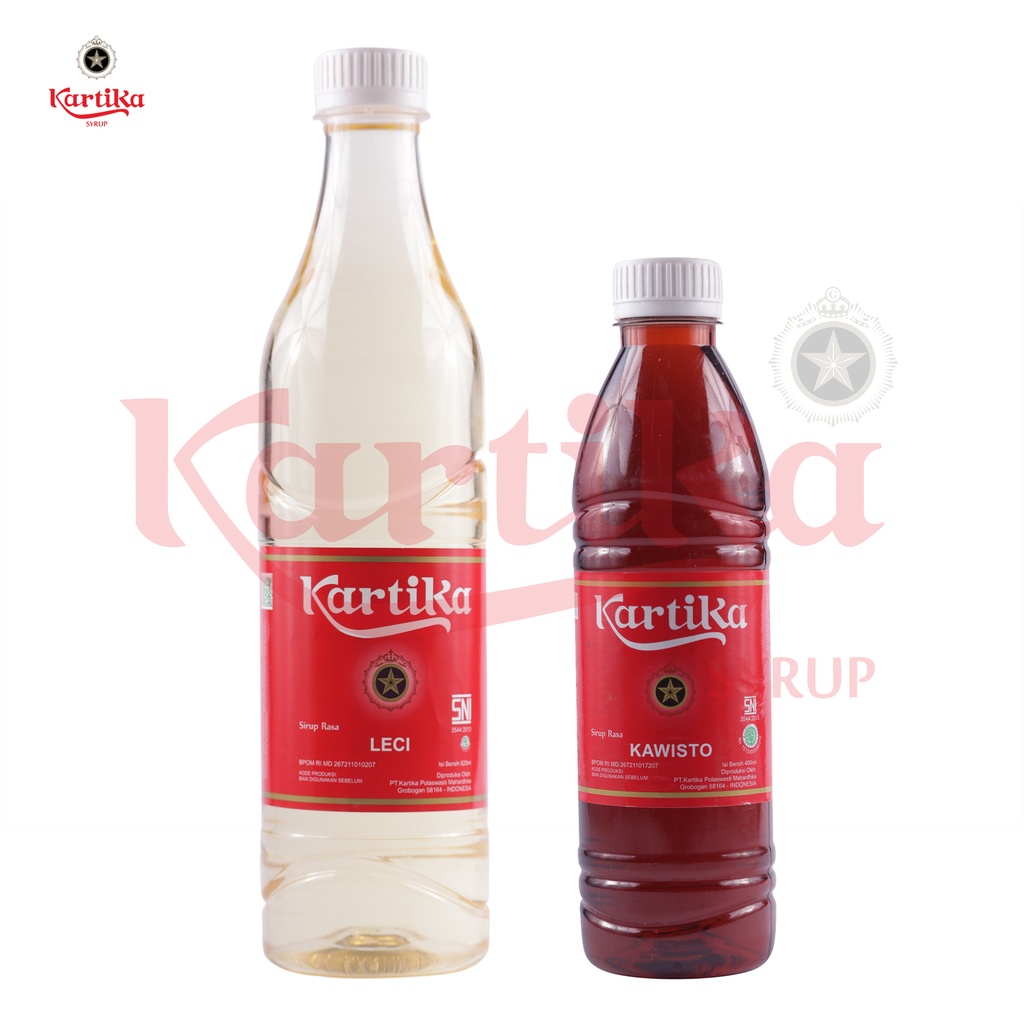 Jual KARTIKA Sirup Leci 620 Ml Kawisto 400 Ml Shopee Indonesia