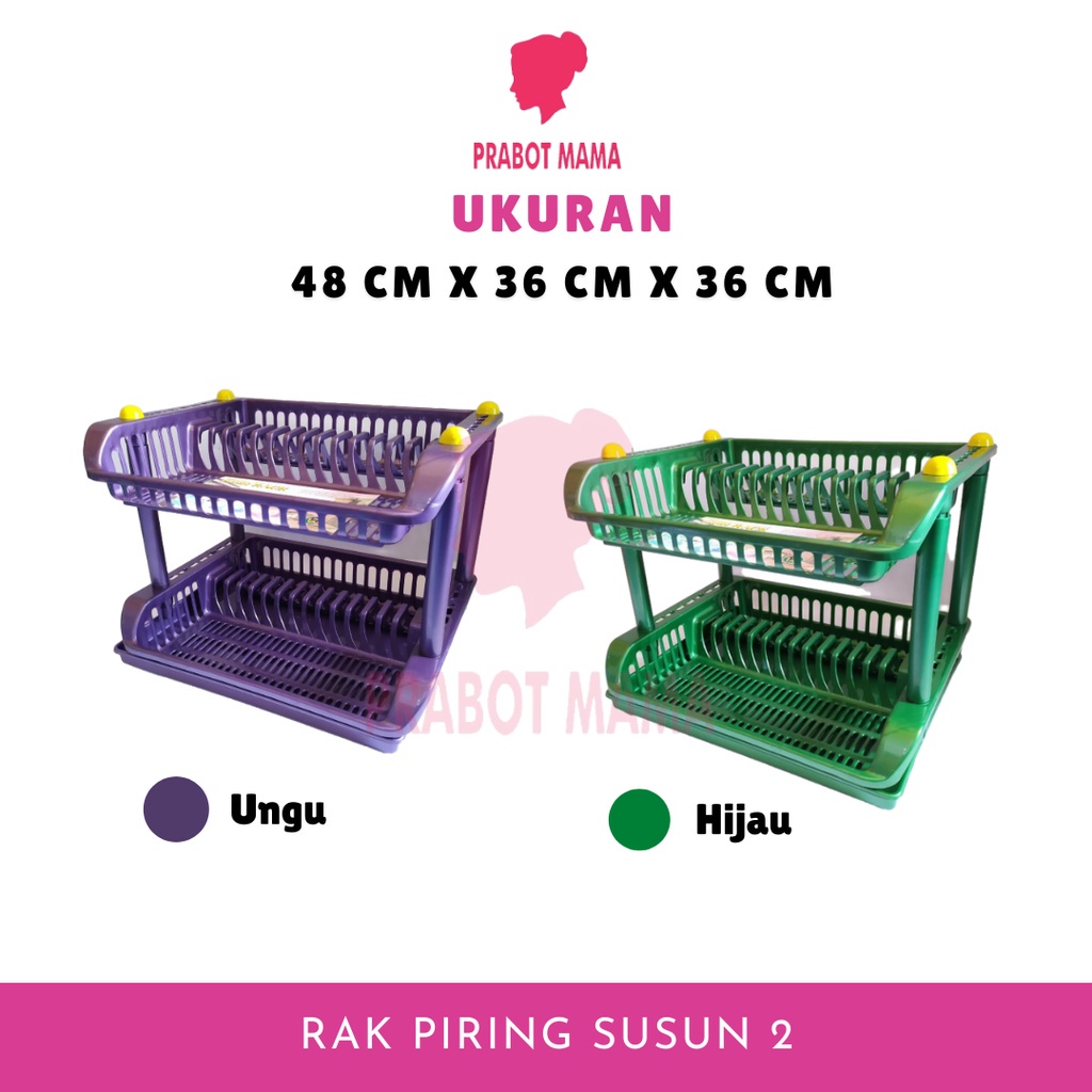 Jual Dish Rack Susun 2 Rak Piring Susun 2 Rak Piring Meja Rak