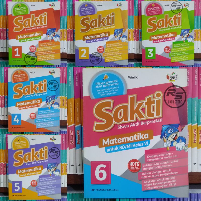 Jual Buku Sakti Matematika SD Kelas 1 2 3 4 5 6 Kurikulum 2013 Revisi