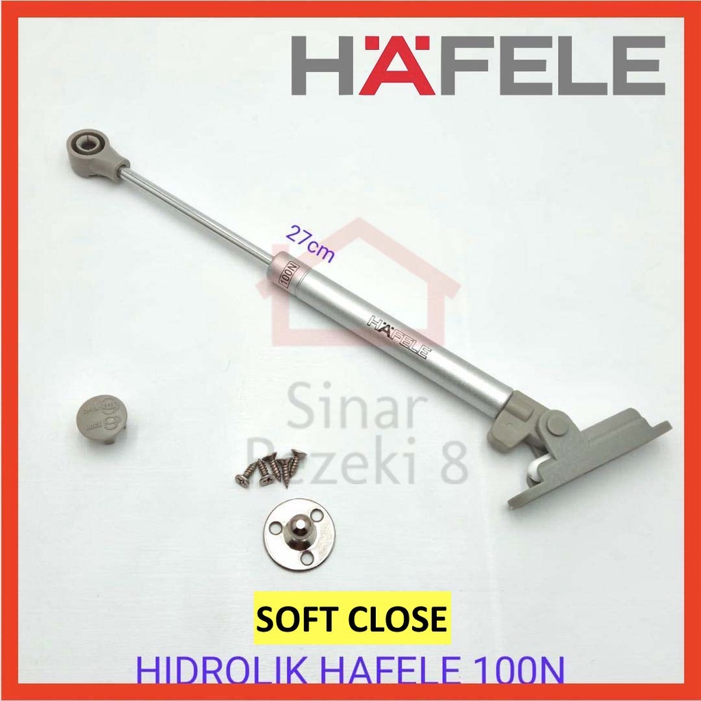 Jual Hidrolik Gas Spring HAFELE 100 N 10 Kg Soft Close Slow Motion