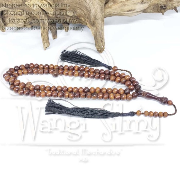 Jual Tasbih Kayu Setigi 99 Butir Kayu Sentigi Tasbih Stigi Original