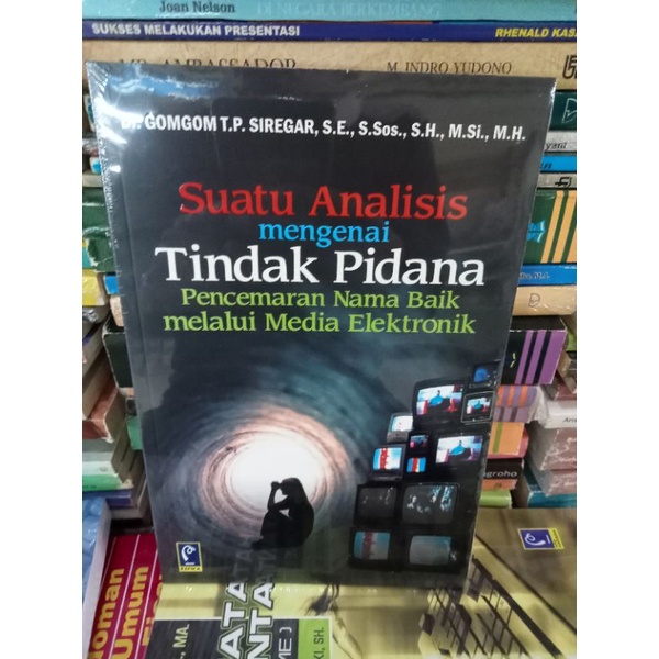 Jual Buku Tindak Pidana Pencemaran Nama Baik Melalui Elektronik