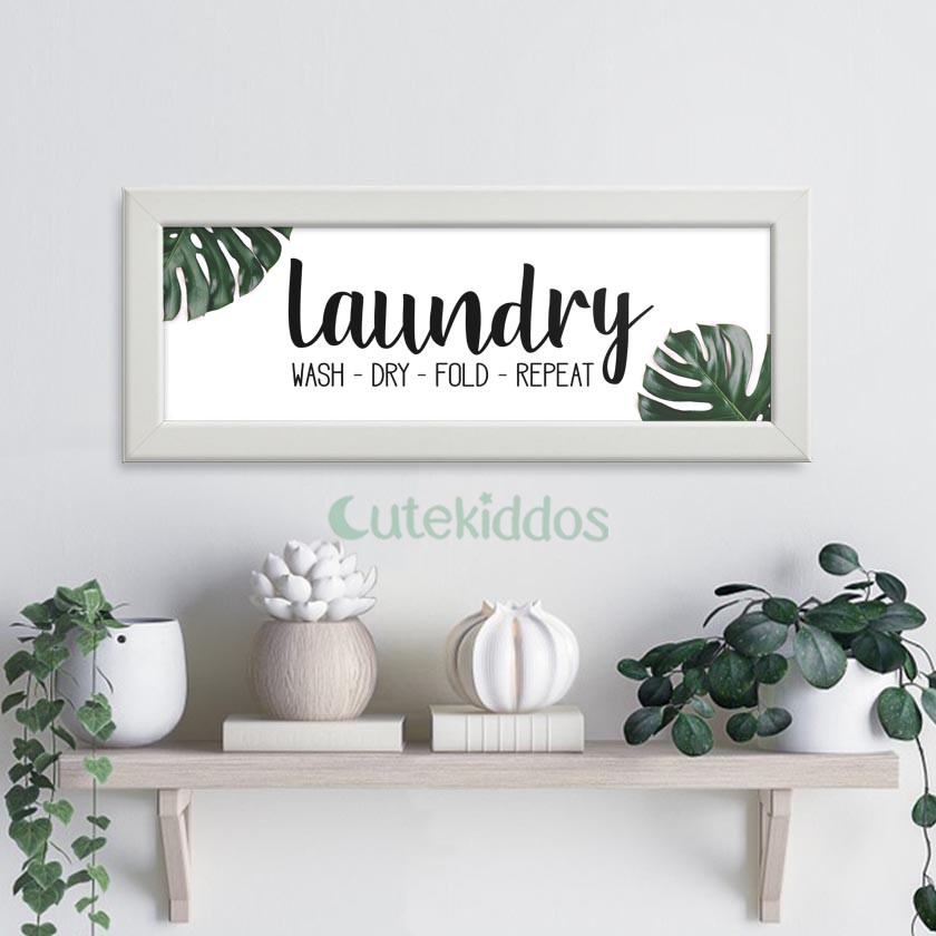 Jual Wall Decor Papan Tanda Tulisan Laundry Room Sign Hiasan Dinding