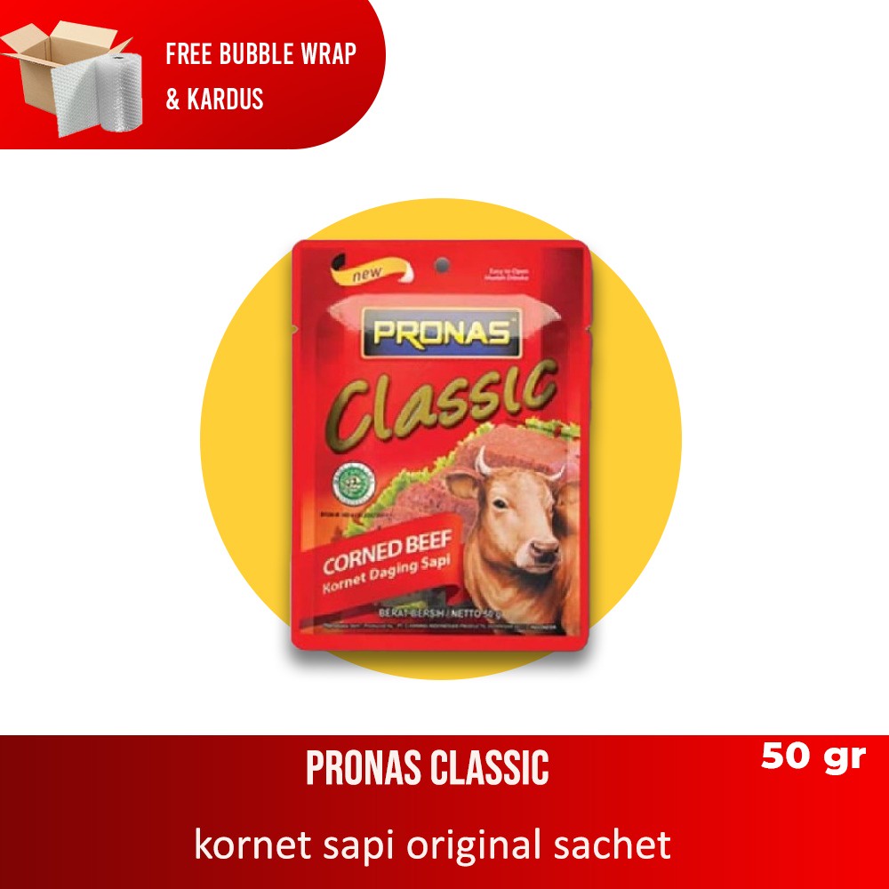 Jual Pronas Kornet Sapi Original Sachet 50 Gr Shopee Indonesia