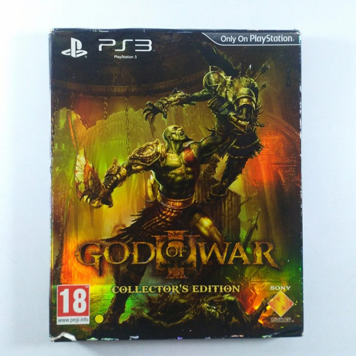 Jual Bd Ps Kaset Game Gow God Of War Iii Collector Edition Shopee